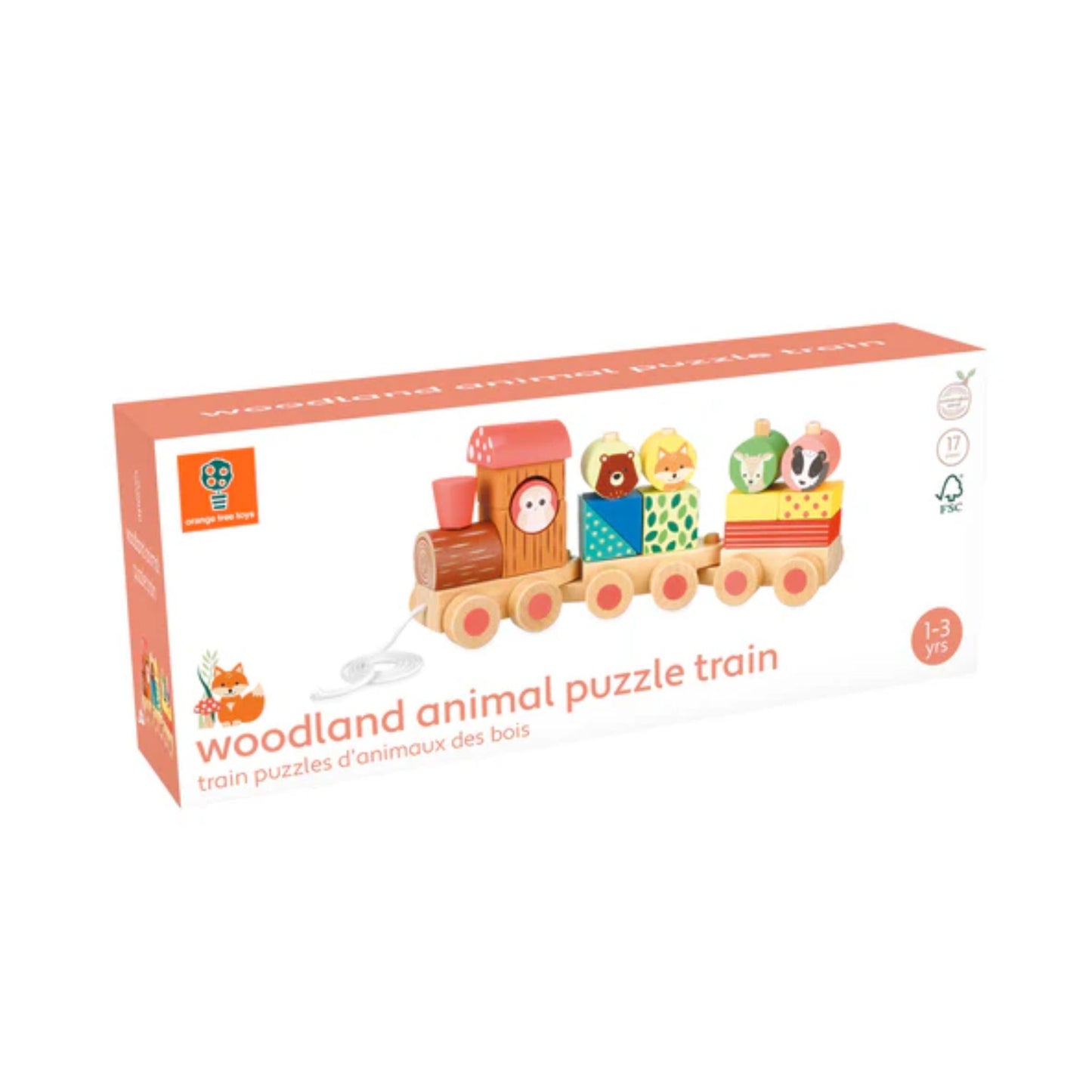 Woodland Animal Puzzle Train