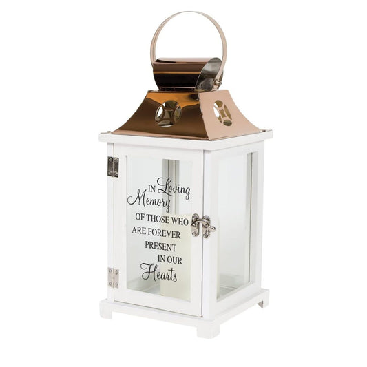 In Loving Memory White Lantern
