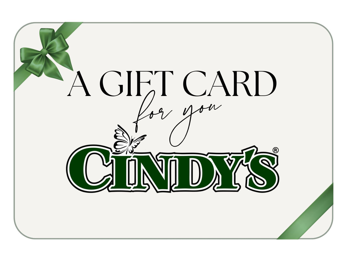 Cindy's Gift Card