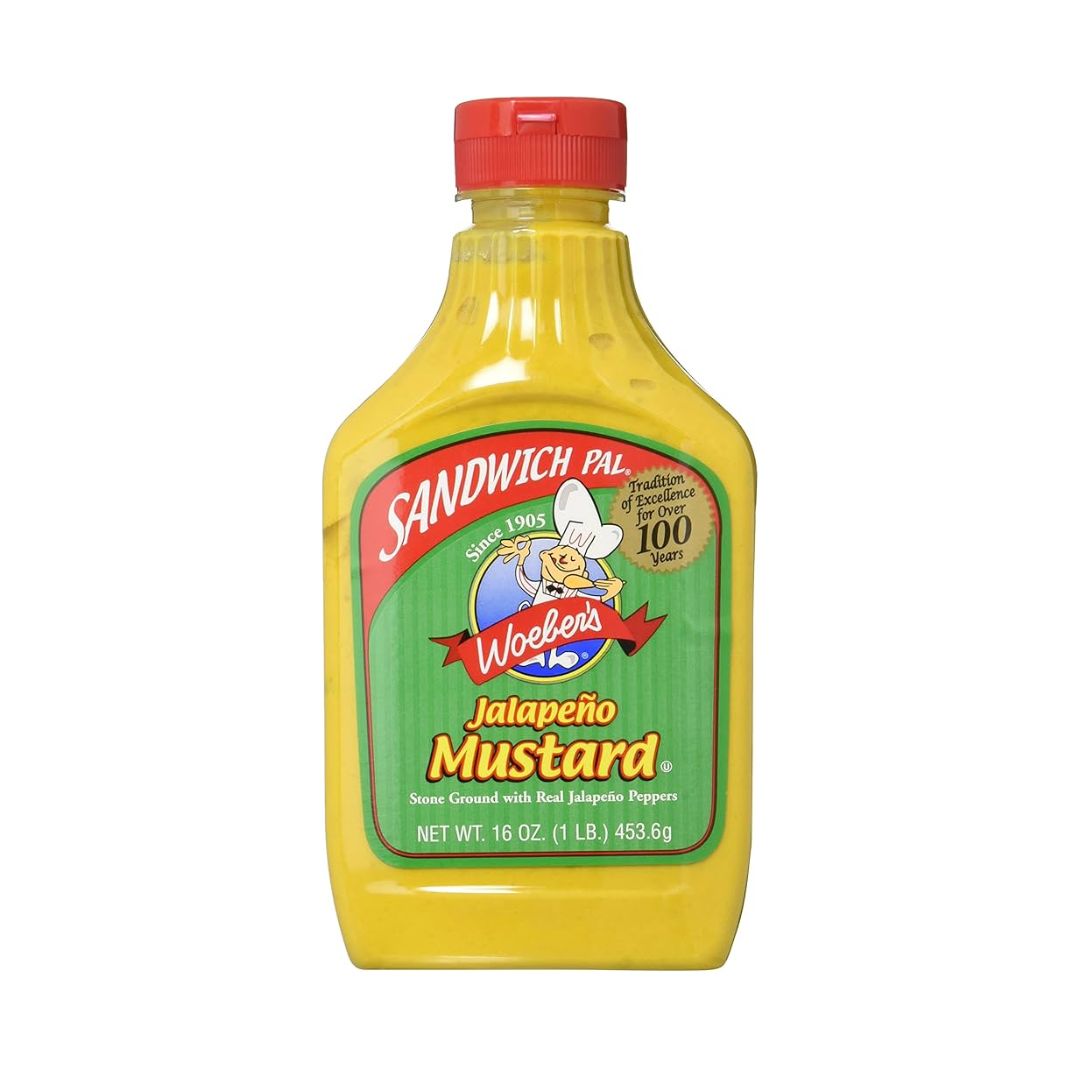 16oz sandwich pal mustard jalapeno