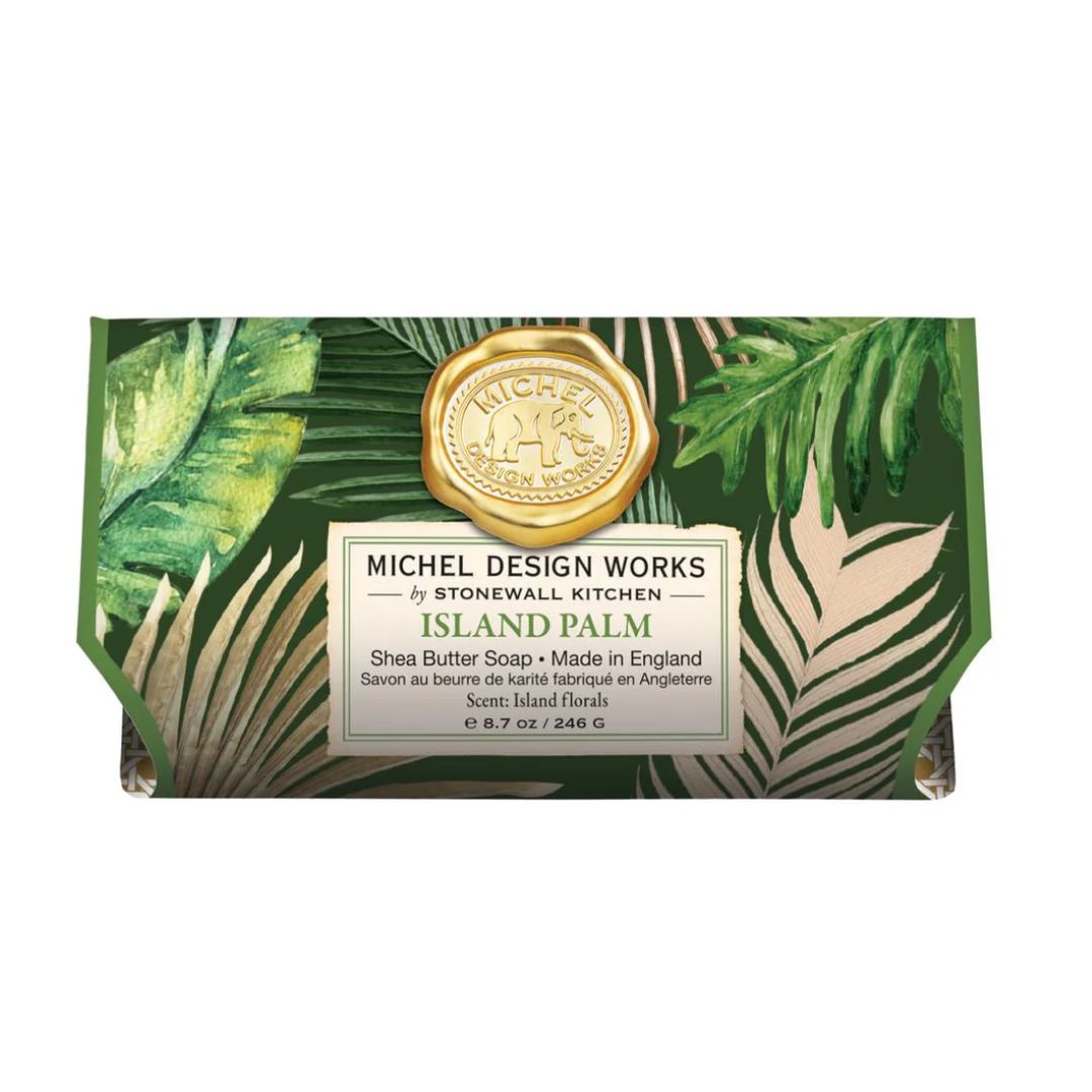 Island Palm Large Bath Soap Bar