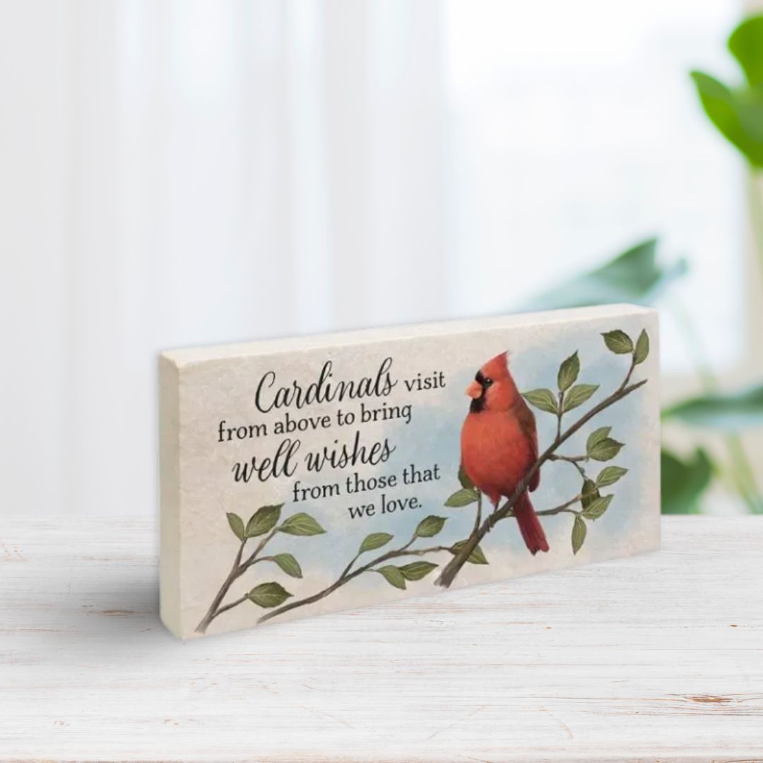 Marble Paver Cardinals Visit