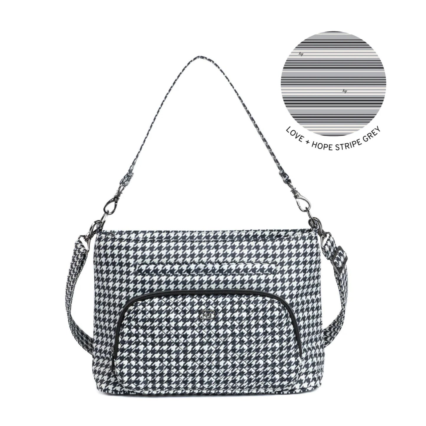 Samba 2 Houndstooth Convertible Crossbody
