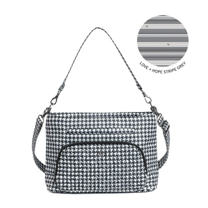 Samba 2 Houndstooth Convertible Crossbody