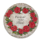 12" Roses Memorial Stepping Stone