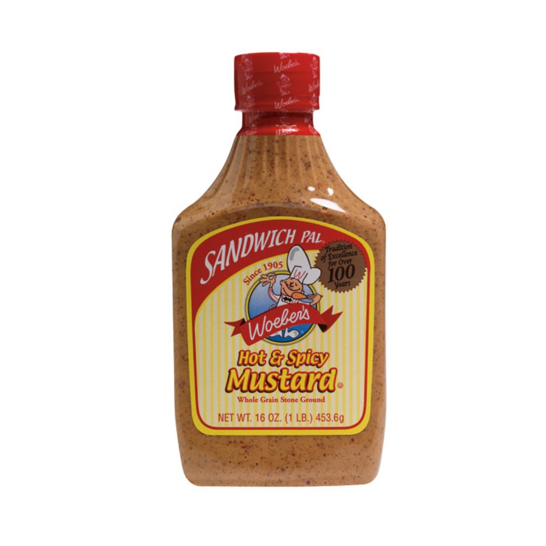 16oz sandwich pal mustard hot & spicy