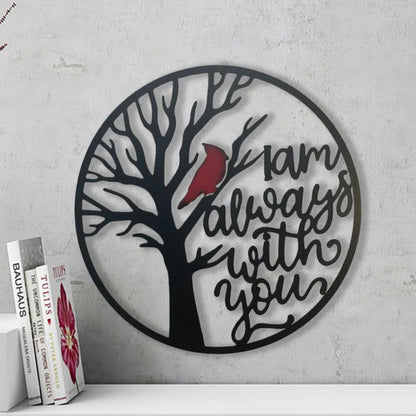 Red Cardinal & Message Wall Art