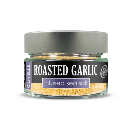 roasted garlic sea salt 3.5oz
