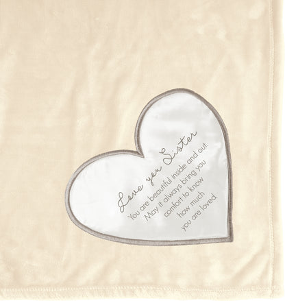 Blanket 50x60 Love you Sister