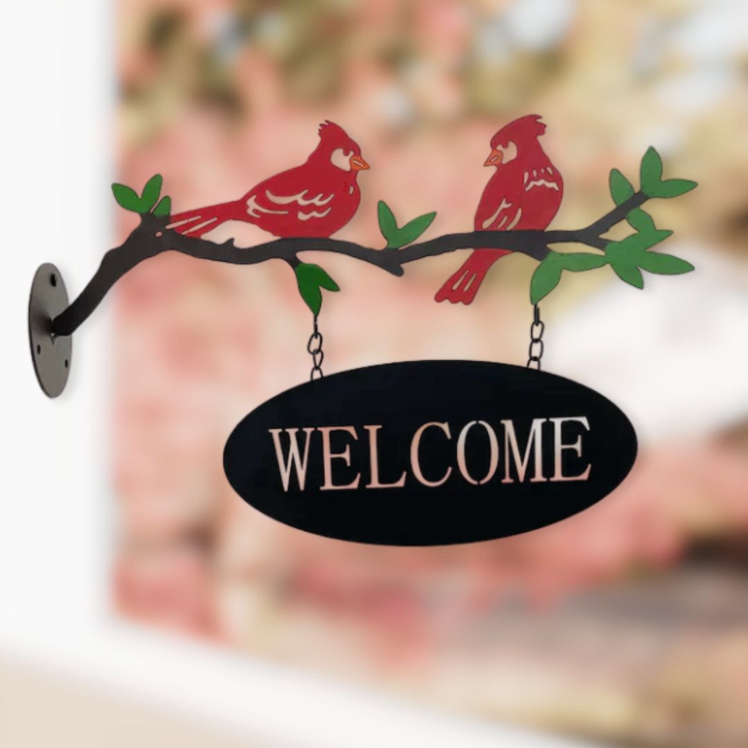 Cardinal Welcome Sign