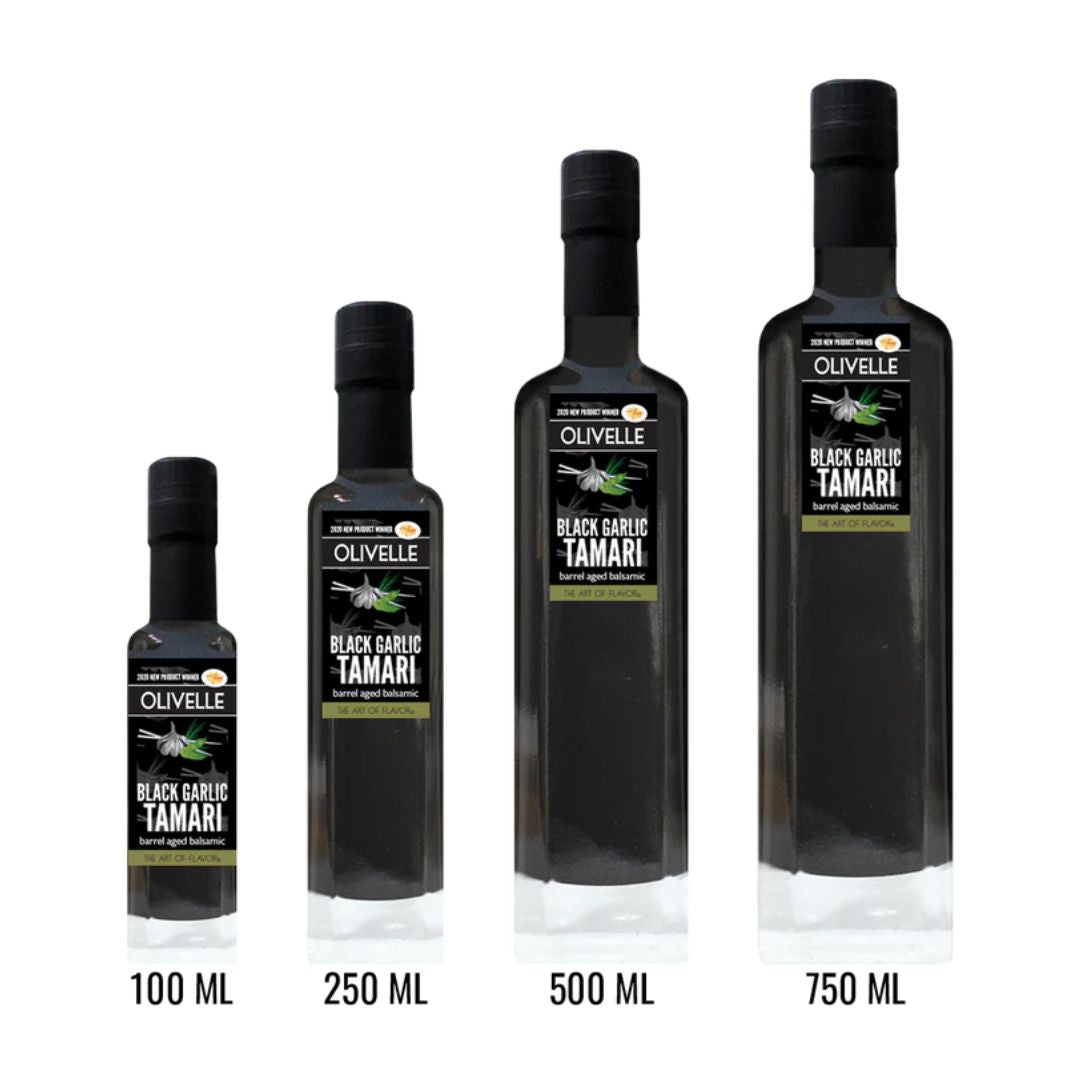 Black Garlic Tamari Barrel Aged Balsamic