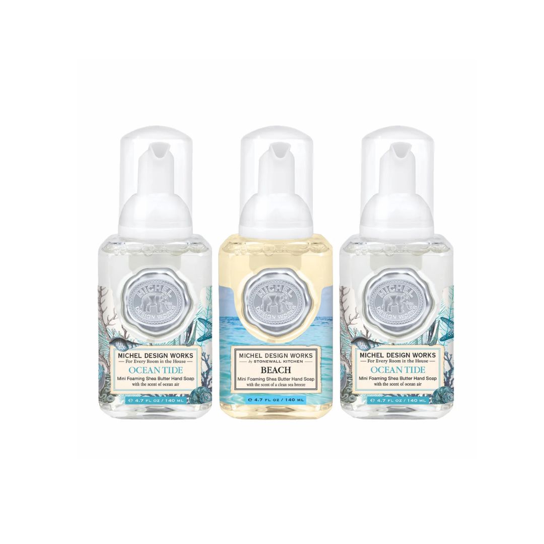 Mini Foaming Soap Set Ocean Tide/Beach/Ocean Tide